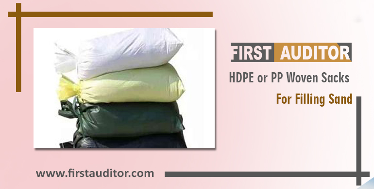 HDPE or PP Woven Sacks for filling Sand